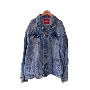 Red Label by Patrol Jeans stonewashed look jean jacket 2XL
